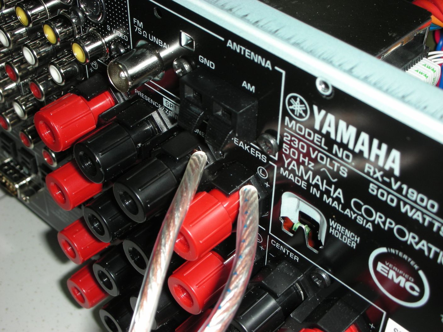 Подключение усилителя к ресиверу